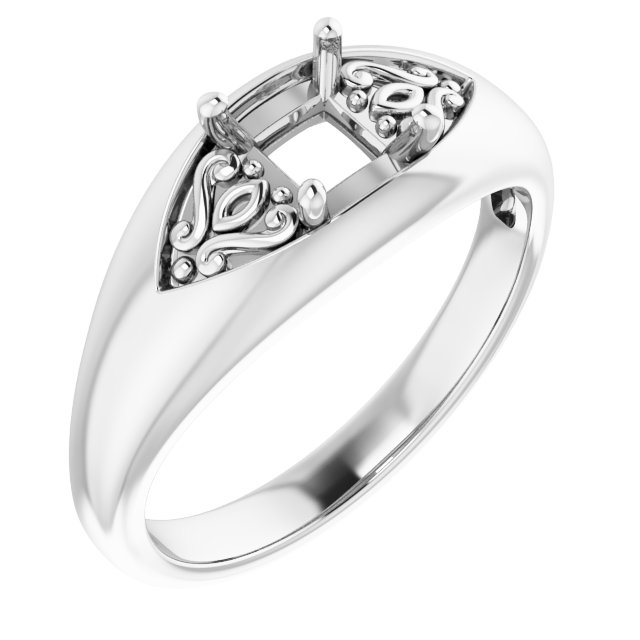 Sculptural Solitaire Ring
