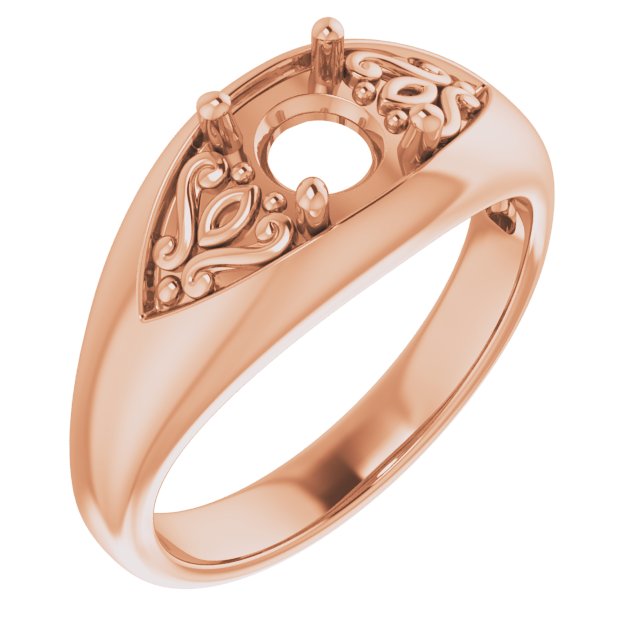 Sculptural Solitaire Ring