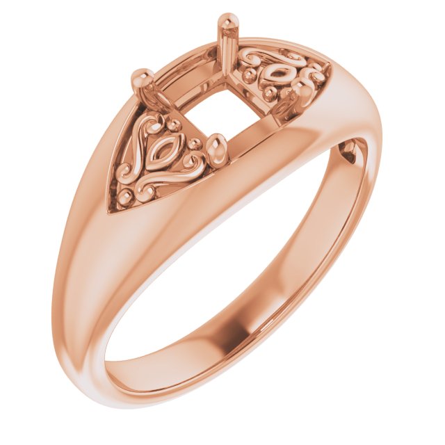 Sculptural Solitaire Ring