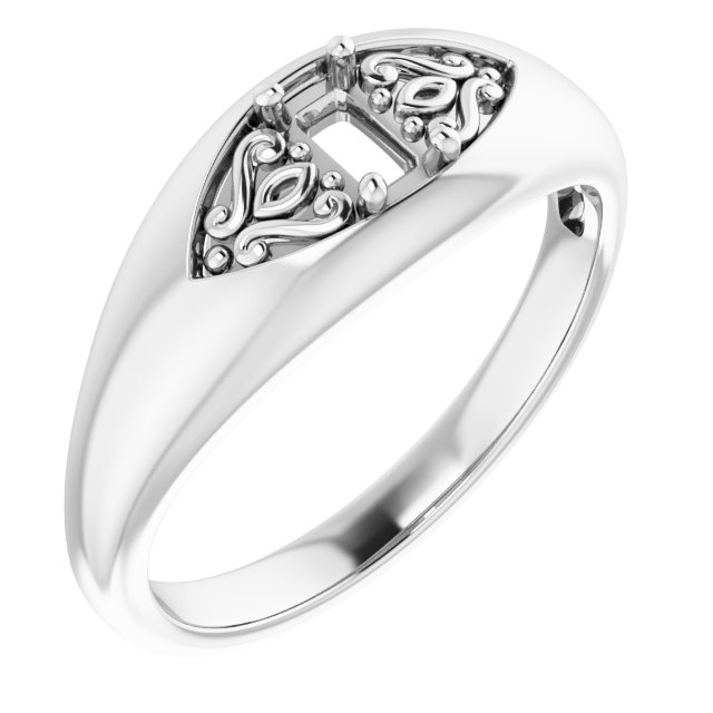 Sculptural Solitaire Ring