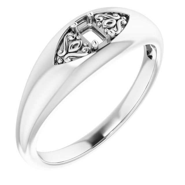 Sculptural Solitaire Ring