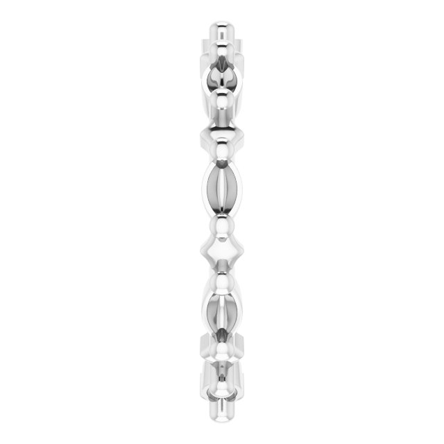 6x4 mm Oval Eternity Band Mounting view 4