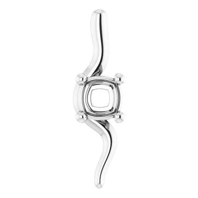 Freeform Solitaire Pendant