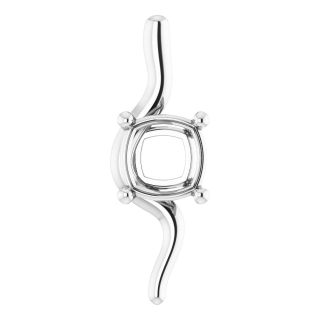 Freeform Solitaire Pendant