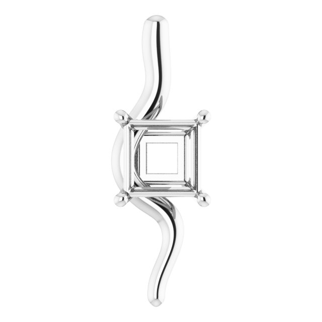 Freeform Solitaire Pendant