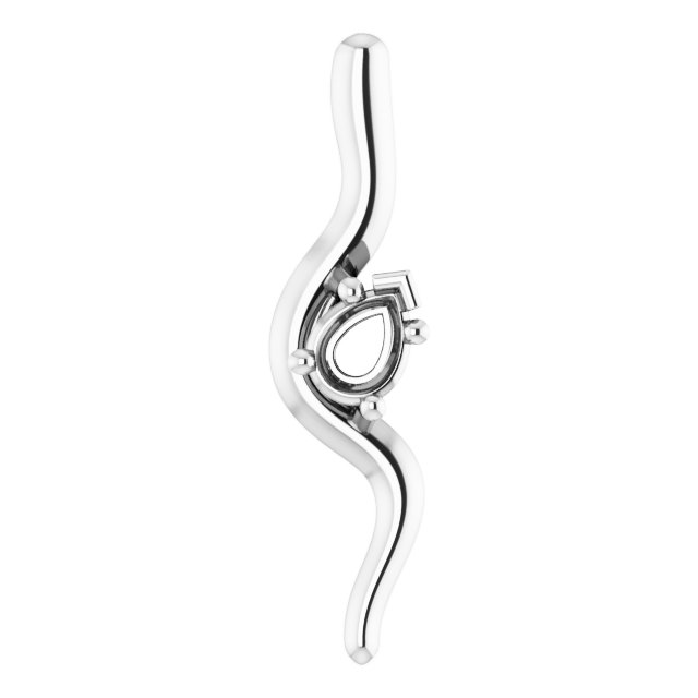 Freeform Solitaire Pendant