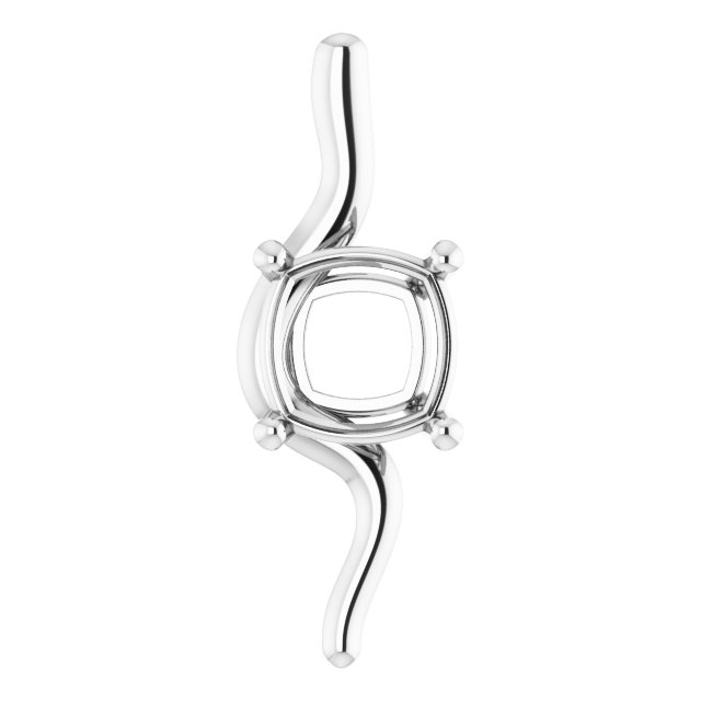 Freeform Solitaire Pendant