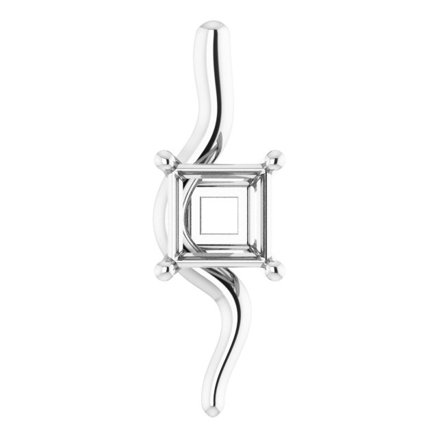 Freeform Solitaire Pendant