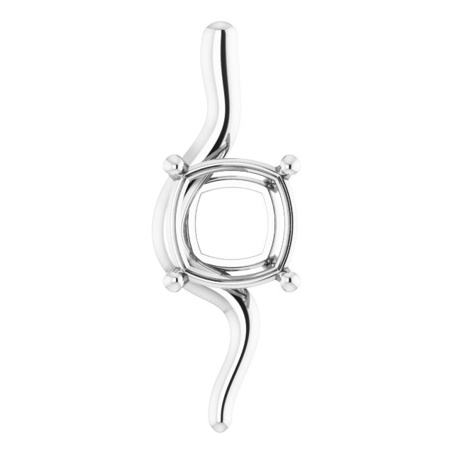 Freeform Solitaire Pendant