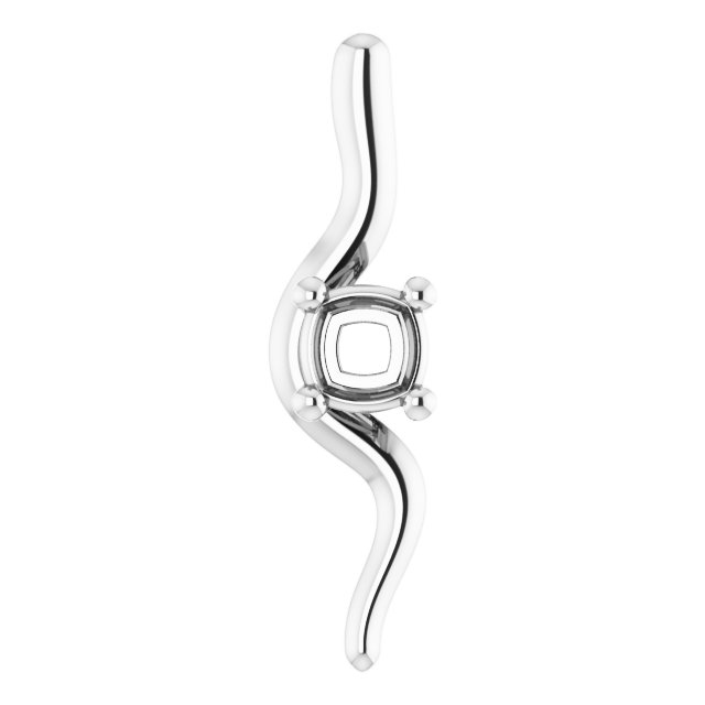Freeform Solitaire Pendant