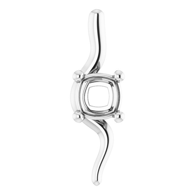 Freeform Solitaire Pendant