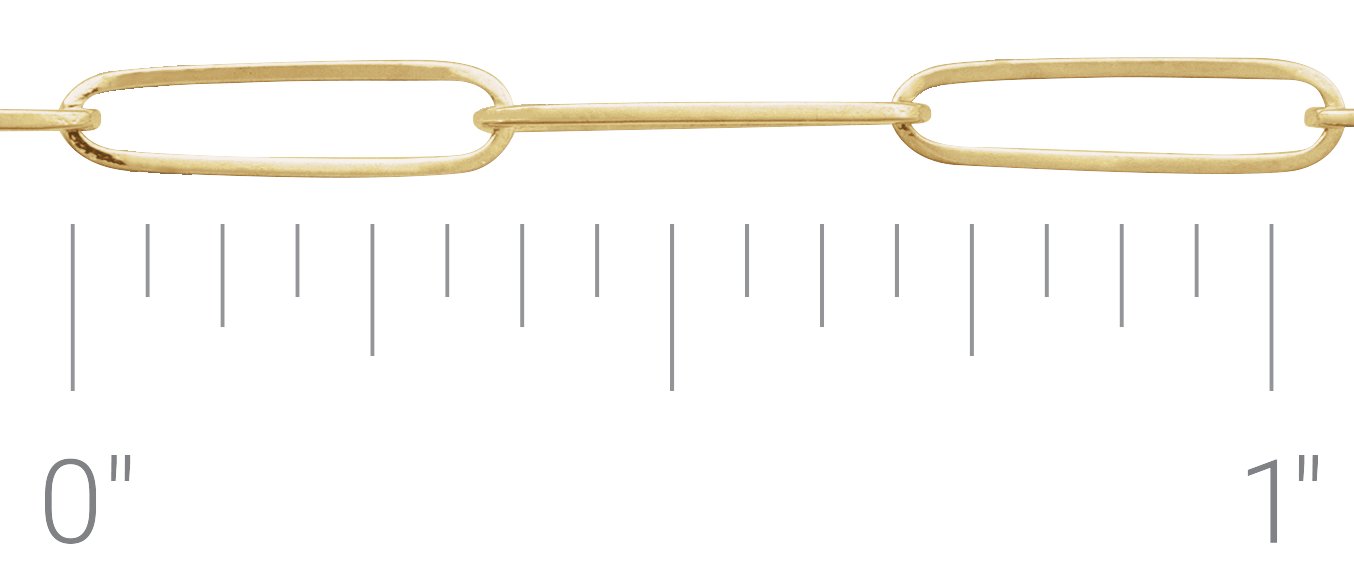 2.6 mm Paperclip-Style Chain