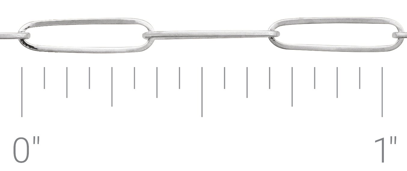 2.6 mm Paperclip-Style Chain
