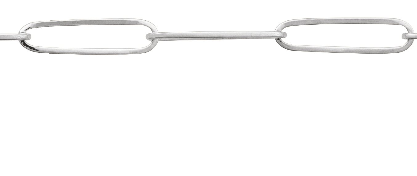 2.6 mm Paperclip-Style Chain by the Inch view 2