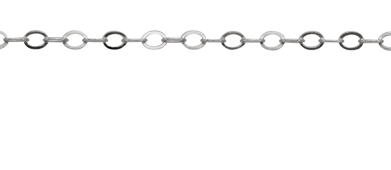 1.3 mm Flat Cable 24" Chain view 2
