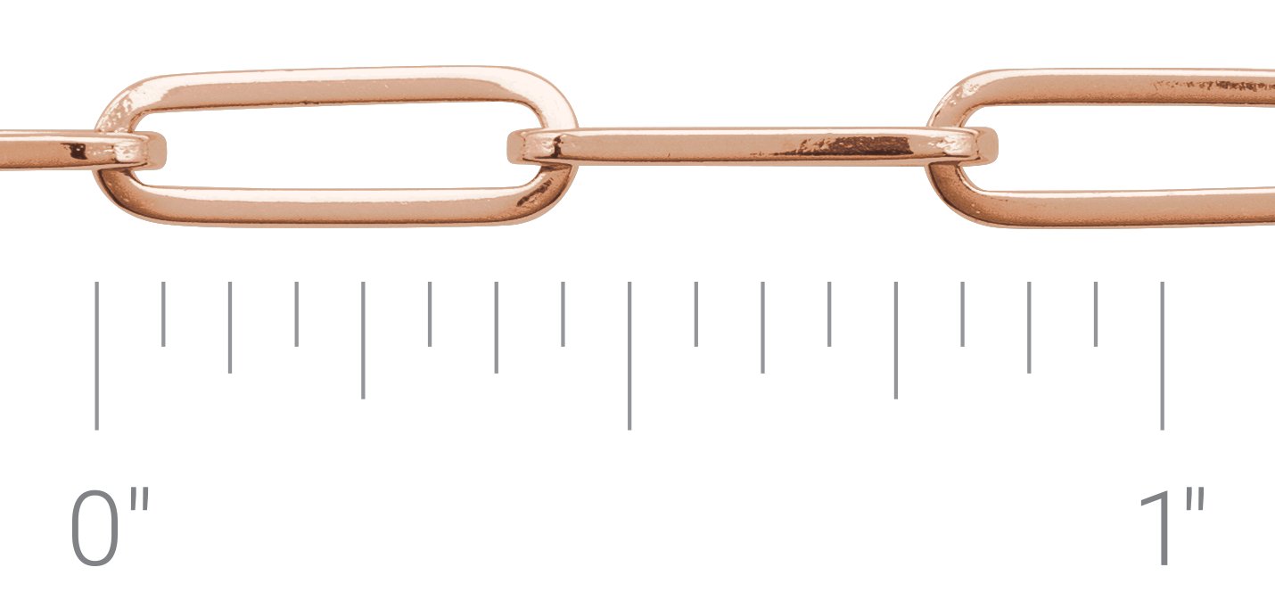 3.85 mm Paperclip-Style Chain