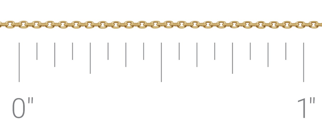 .65 mm Diamond-Cut Cable Chain