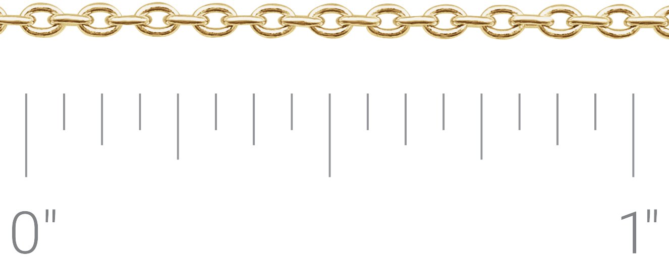 1.4 mm Diamond-Cut Cable Chain