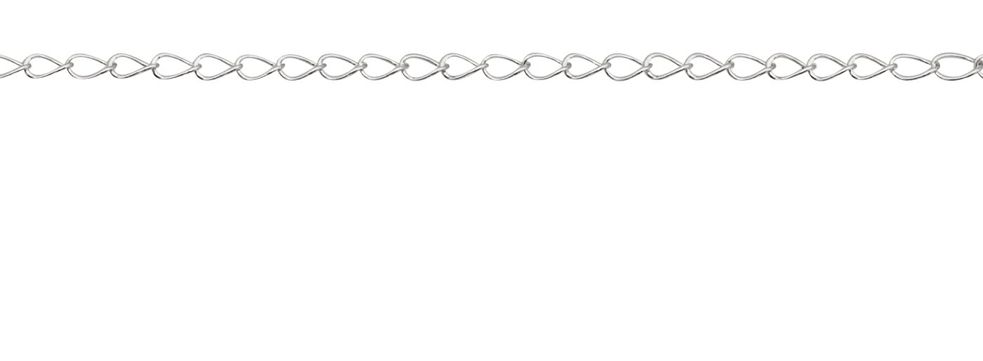 1 mm Curb 18" Chain view 2