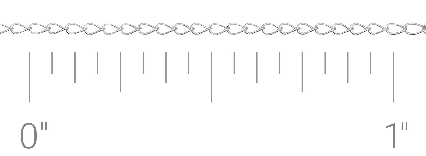 1 mm Curb 18" Chain