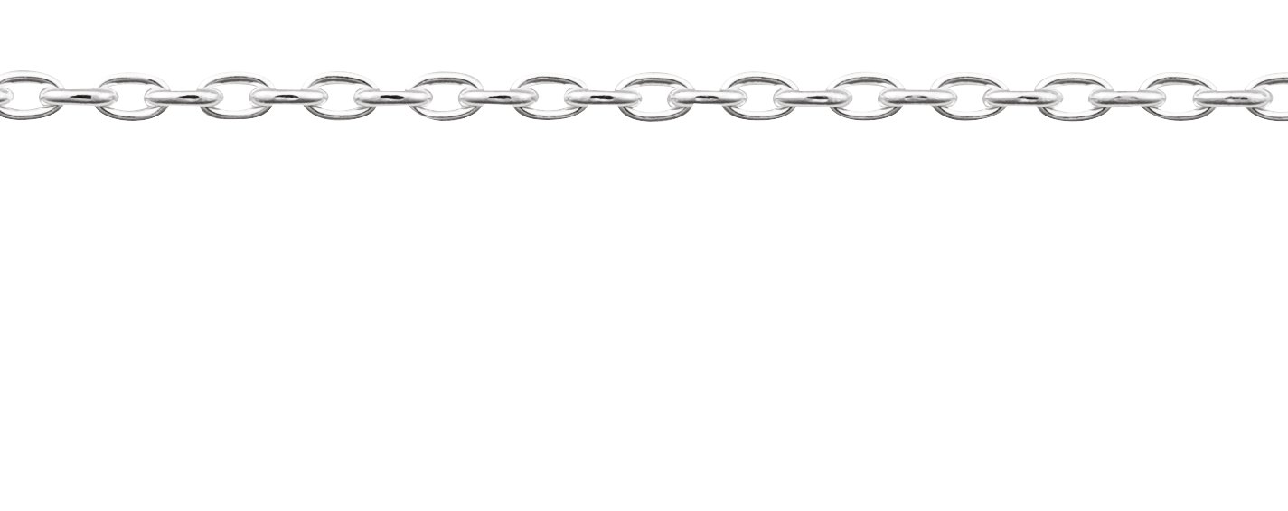 1.1 mm Cable 18" Chain view 2