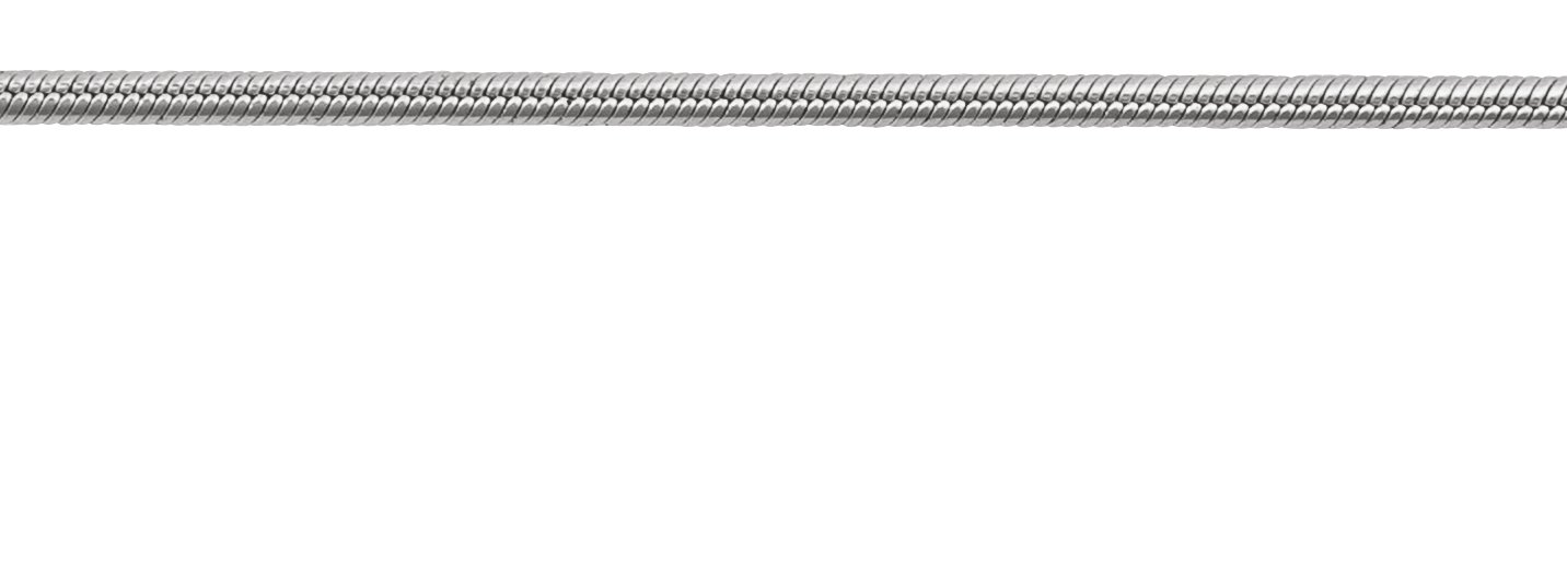 1 mm Snake 18" Chain view 2