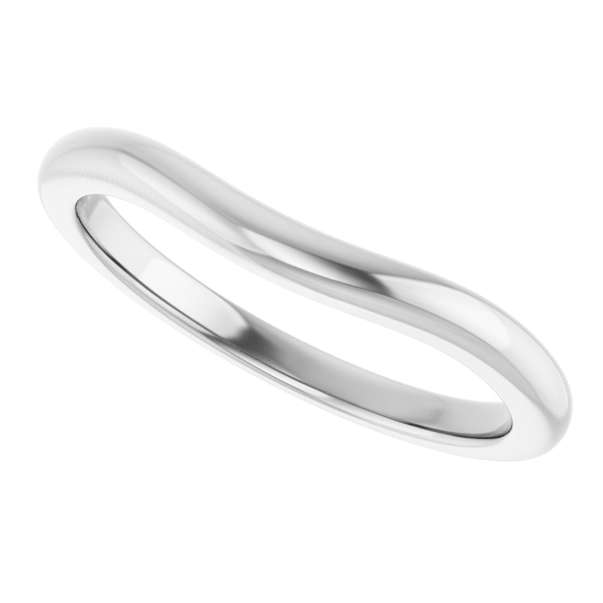 14K White Matching Band-5