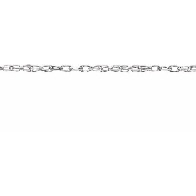 Sterling Silver 1 mm Rope Chain by the Inch