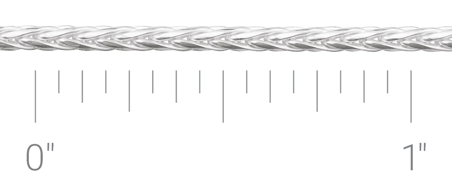 Diamond-Cut Wheat 20" Chain