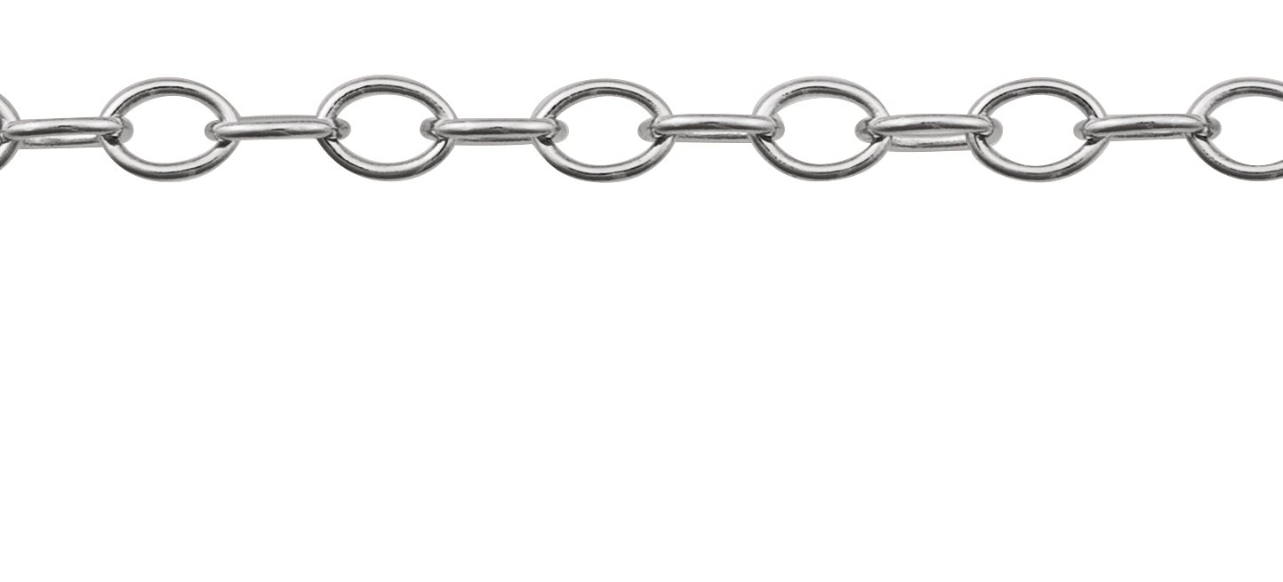 14K Yellow Gold-Filled 2.5 mm Cable Chain by the Inch view 2