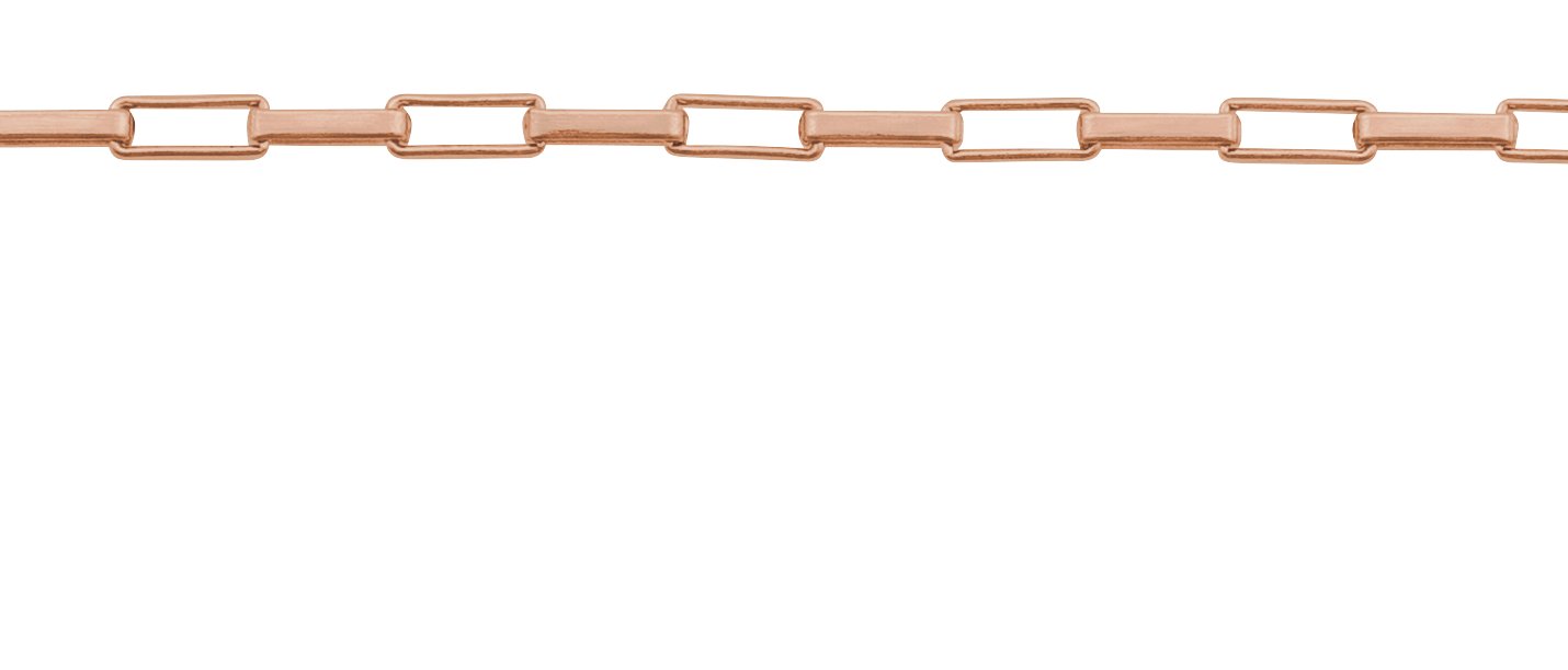 14K Yellow Gold-Filled 1.2 mm Elongated Box Chain by the Inch view 2