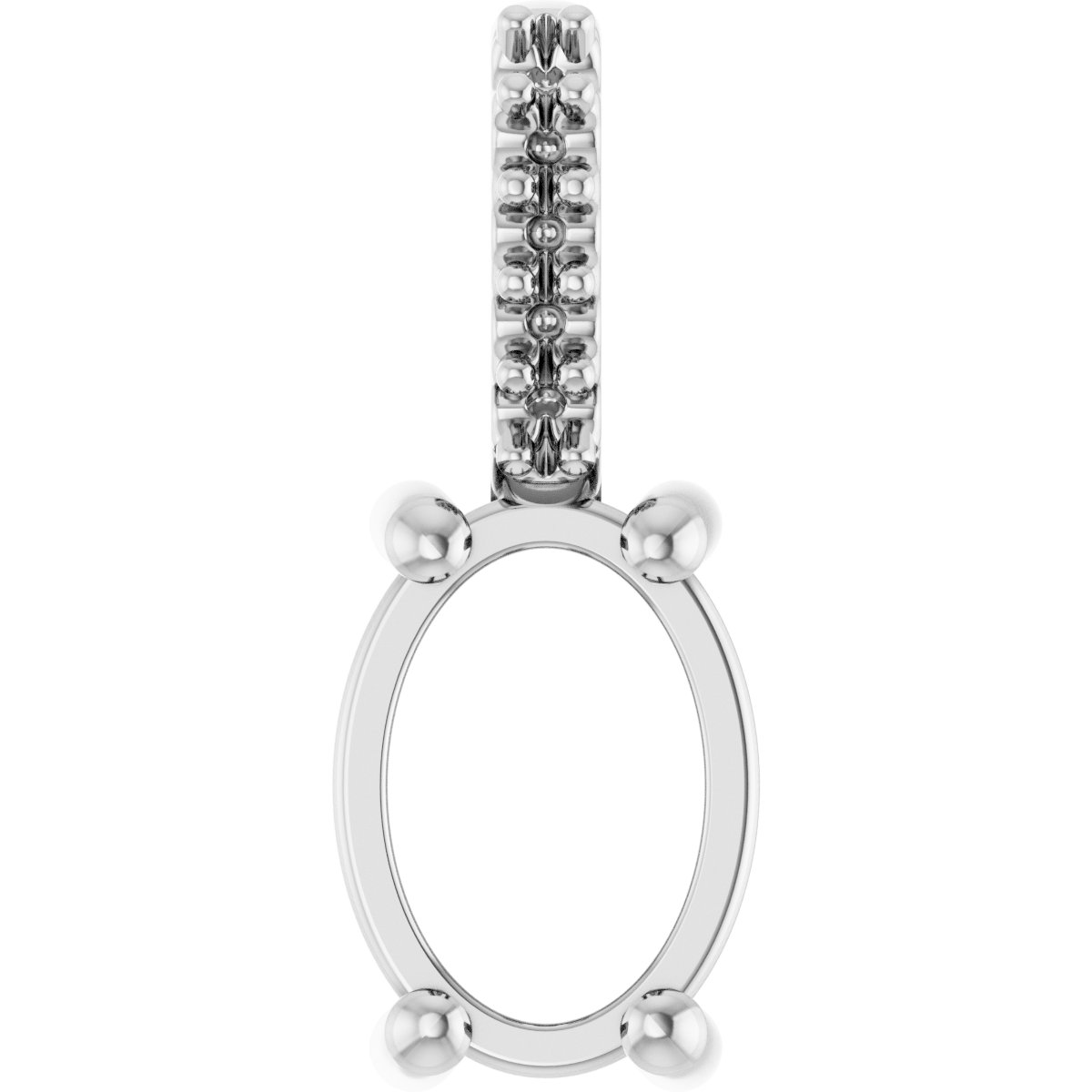 Accented Cabochon Necklace or Charm/Pendant