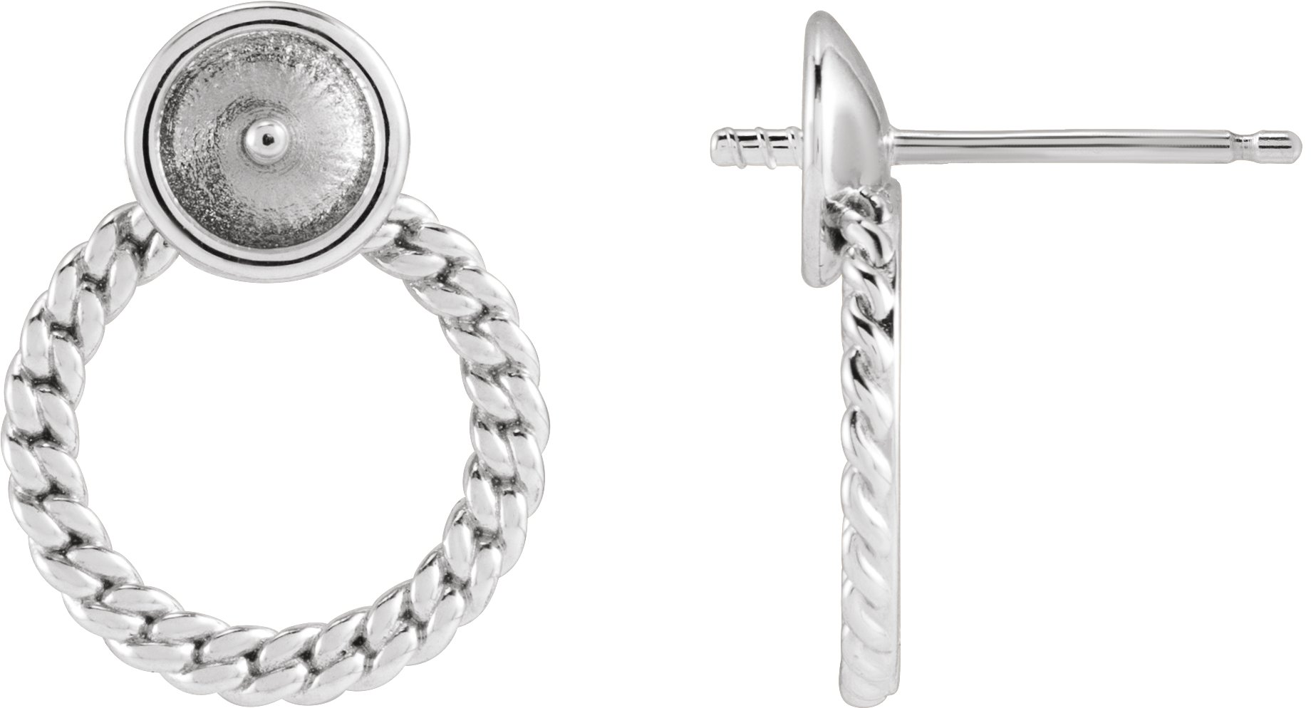Pearl & Chain Earrings