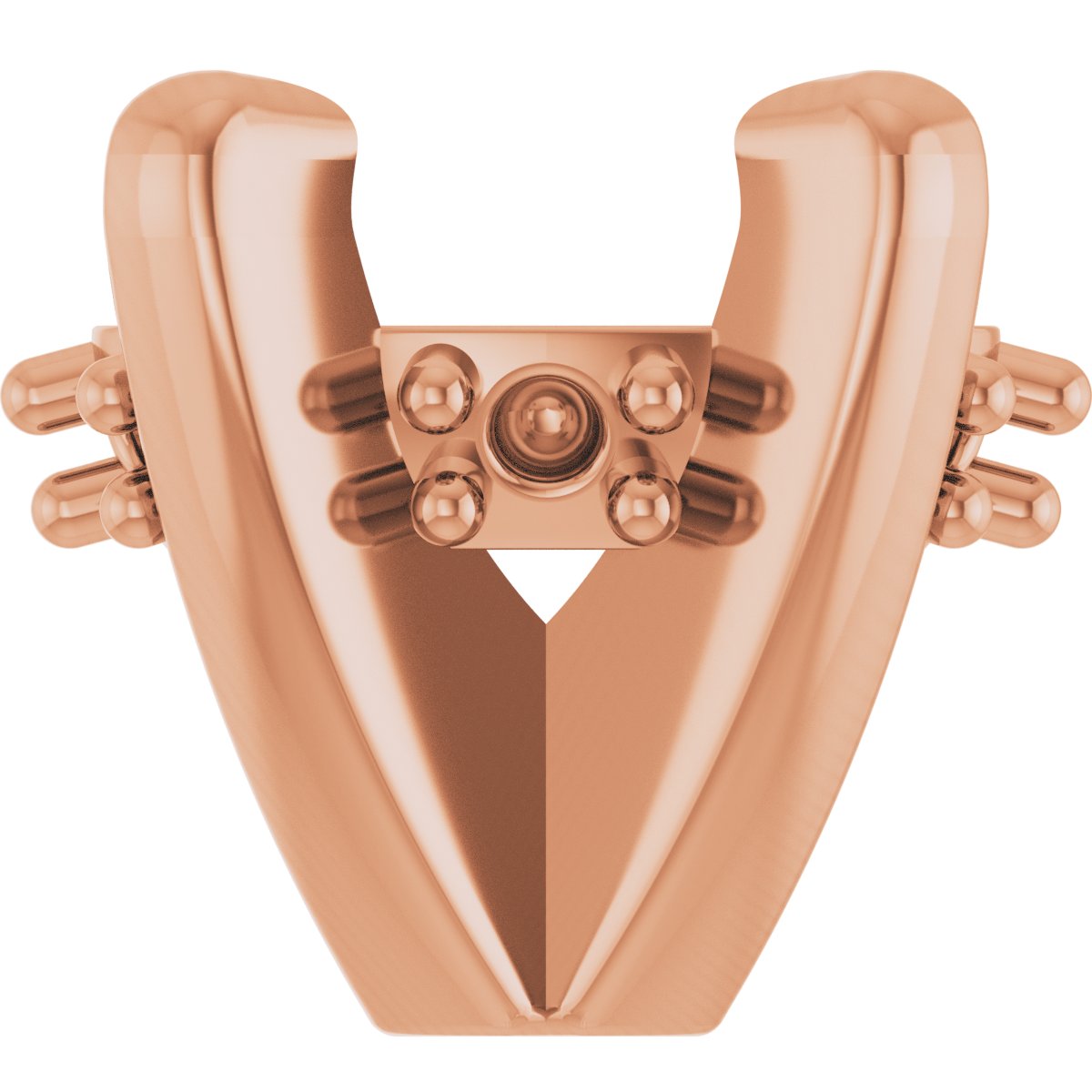 Oval 4-Prong Hidden Halo-Style Shank Setting