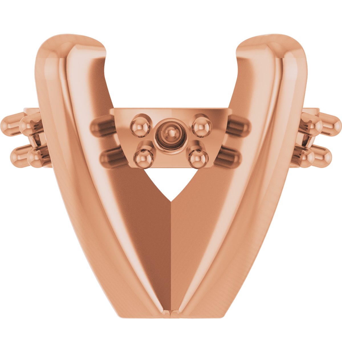 Oval 4-Prong Hidden Halo-Style Shank Setting