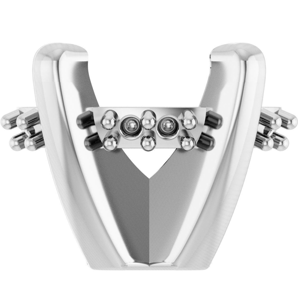 Oval 4-Prong Hidden Halo-Style Shank Setting