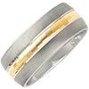 14K White and Yellow 8 mm Design Band Size 5 Ref 183373