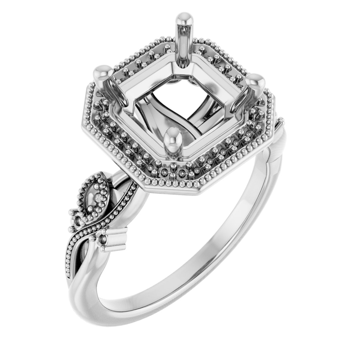 Halo-Style Engagement Ring