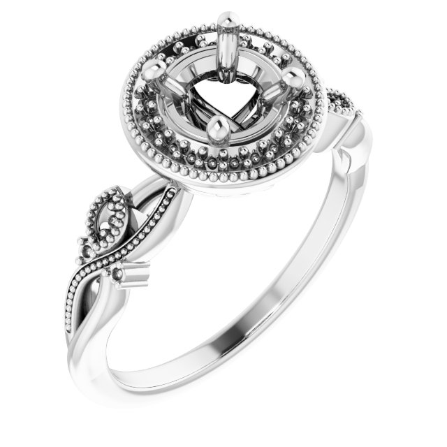 Halo-Style Engagement Ring