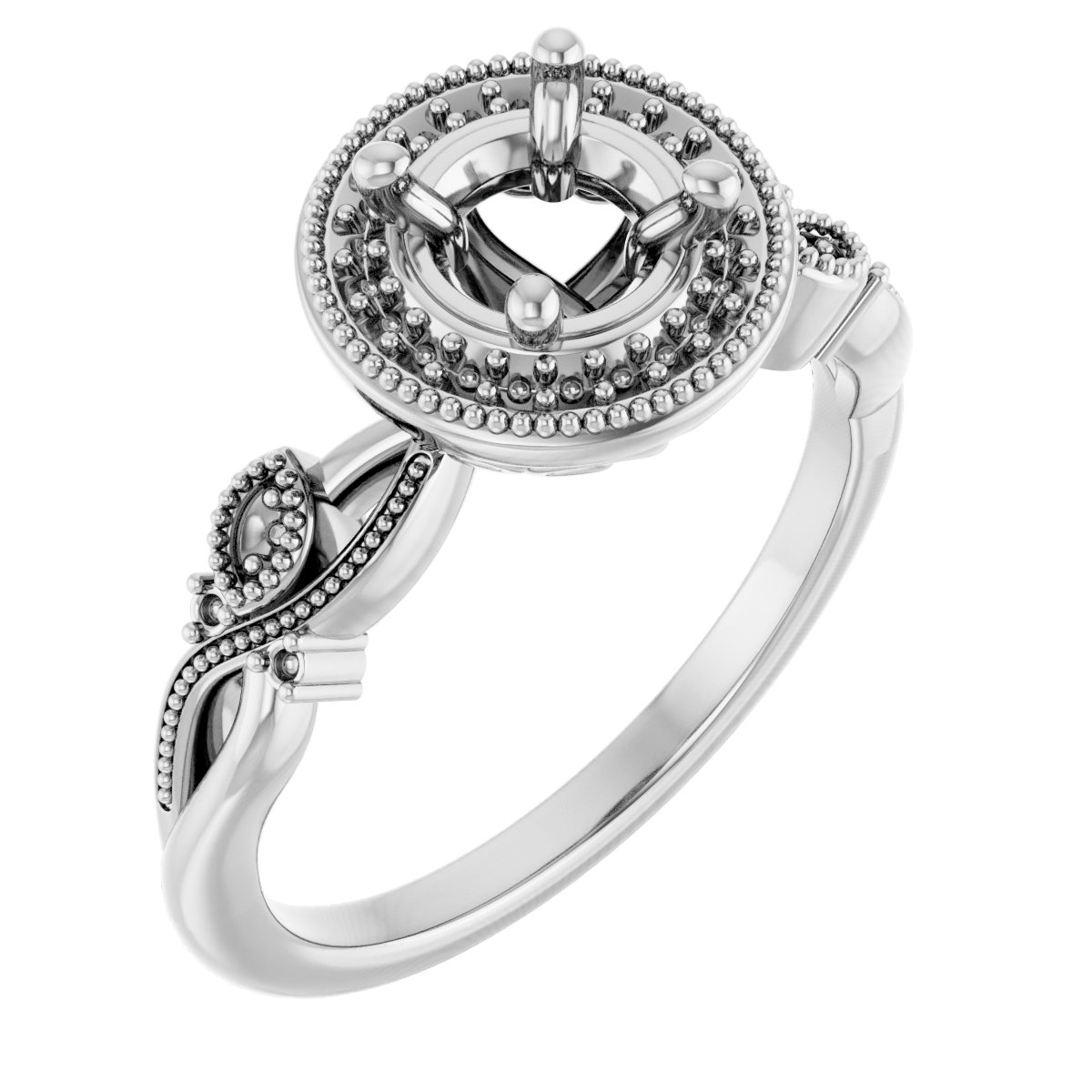 Halo-Style Engagement Ring