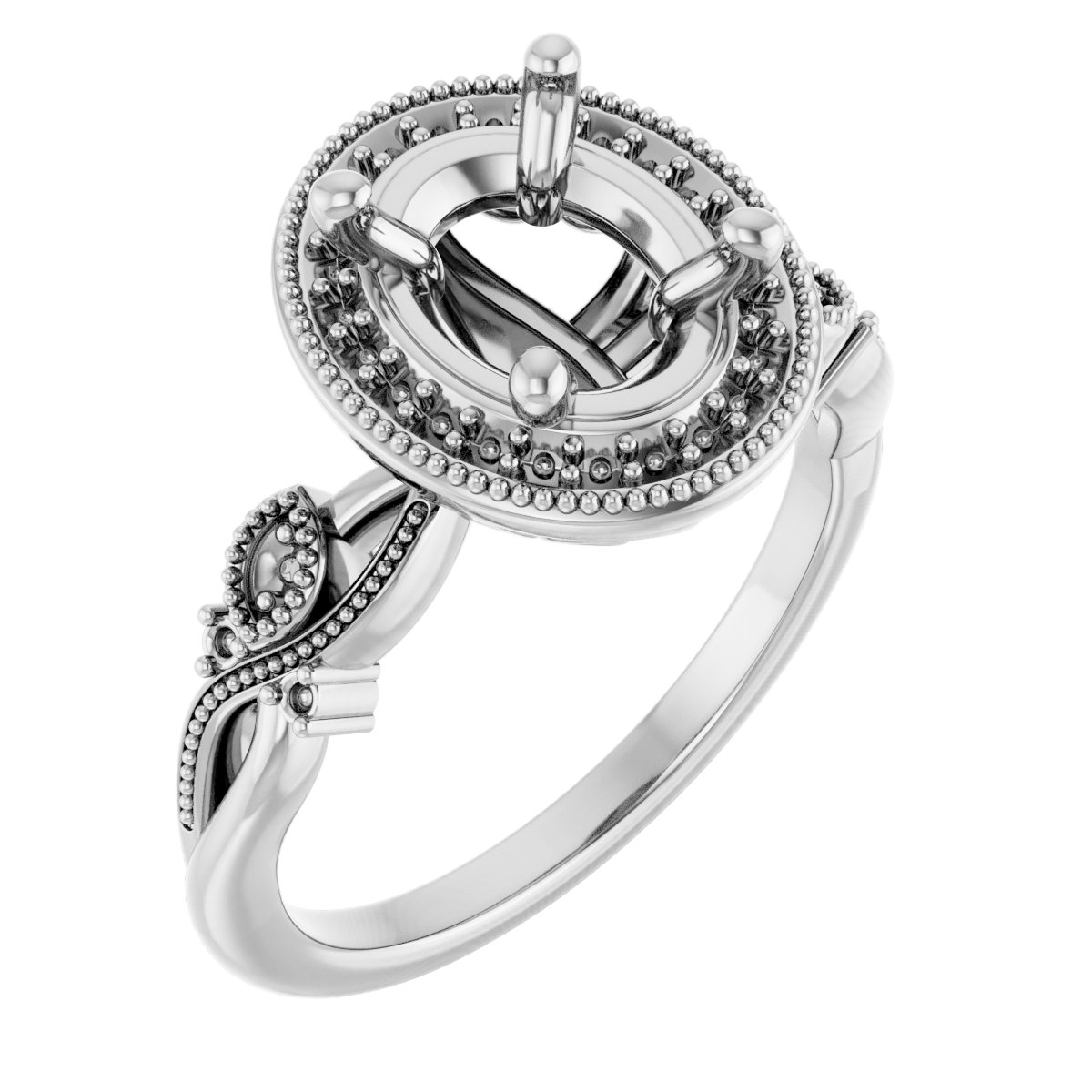 Halo-Style Engagement Ring