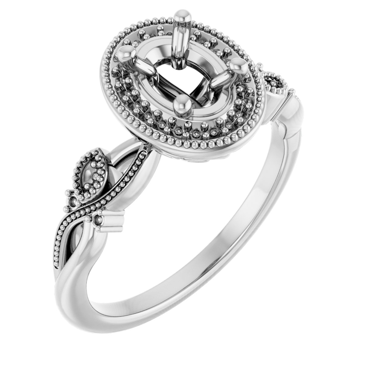 Halo-Style Engagement Ring