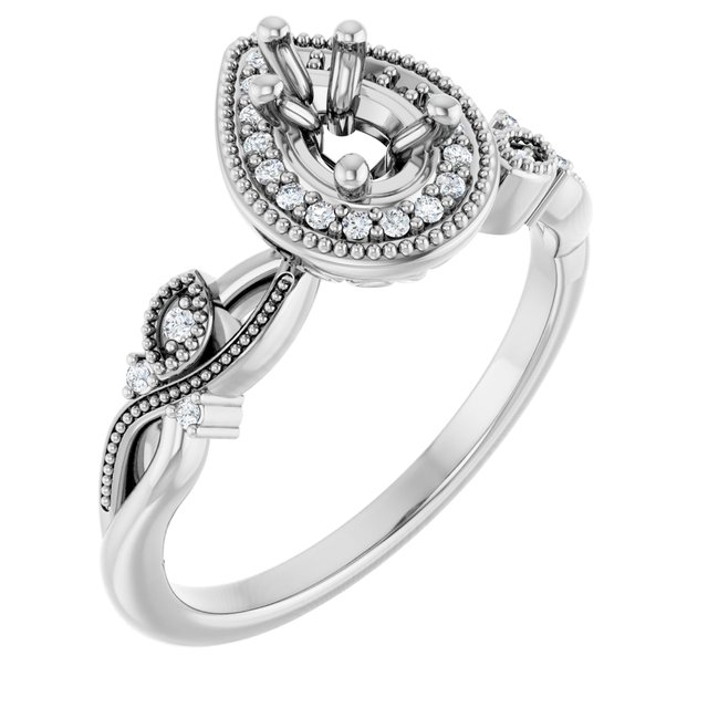14k White Gold