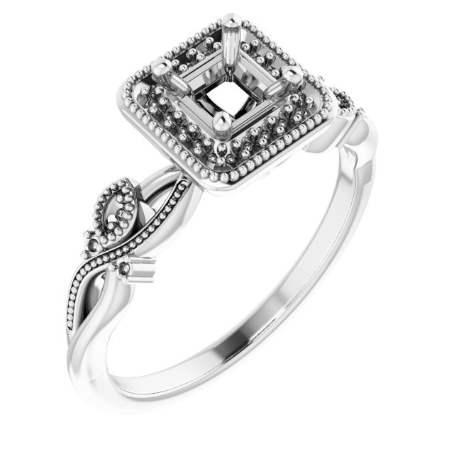 Halo-Style Engagement Ring