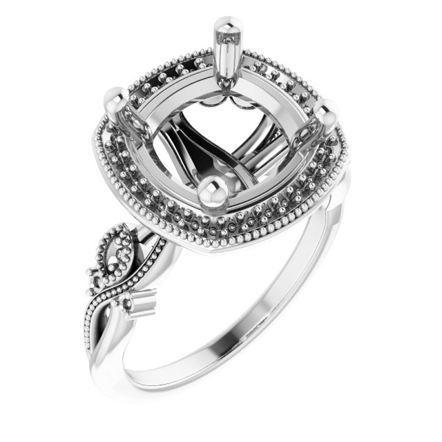 Halo-Style Engagement Ring