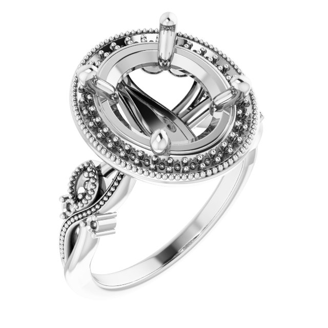 Halo-Style Engagement Ring