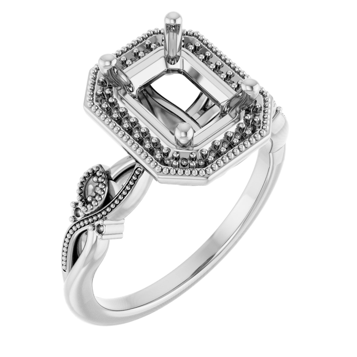 Halo-Style Engagement Ring