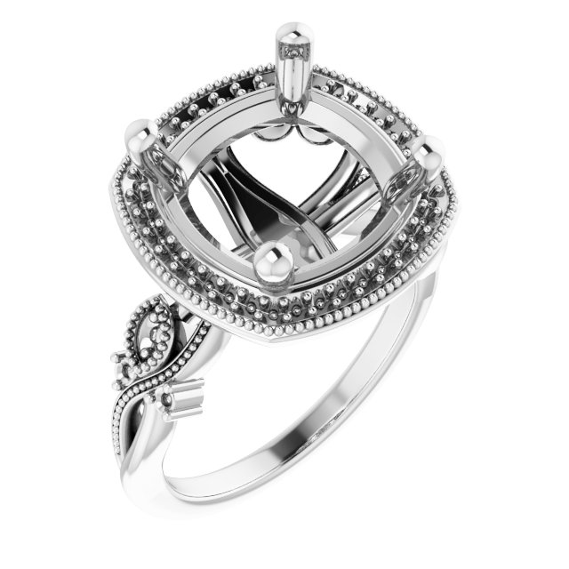 Halo-Style Engagement Ring