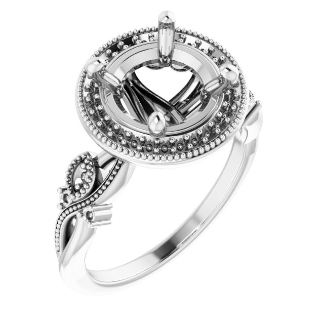 Halo-Style Engagement Ring