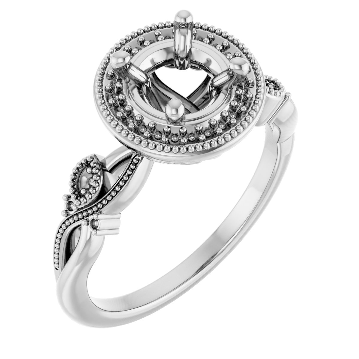 Halo-Style Engagement Ring